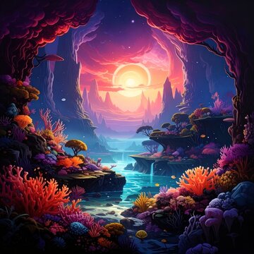 Fantasy landscape