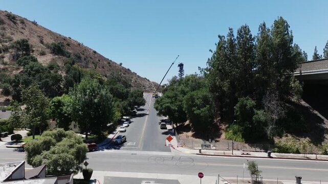 Glendale California Drone Aerial View