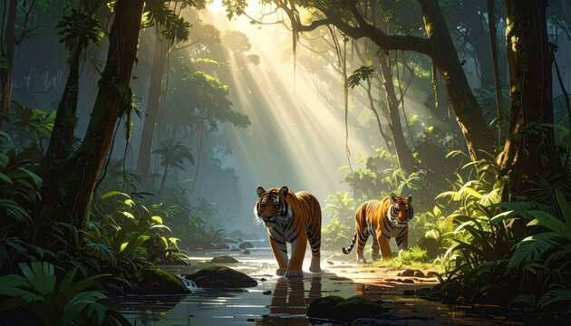 Jungle tigers