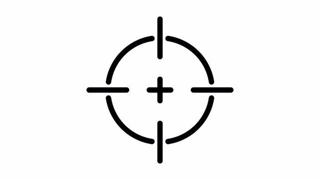 target aim icon animation with alpha channel