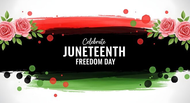 Juneteenth freedom day celebration emancipation and independence commemoration