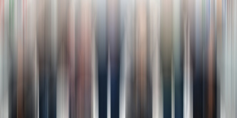 Obraz premium Abstract motion blur background with vertical lines in grey and brown tones