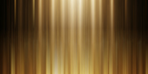 Obraz premium Abstract golden vertical light rays background