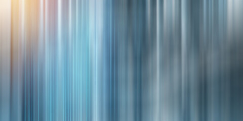 Obraz premium Abstract vertical light streaks in blue and orange
