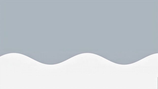 Minimalist Liquid Wave Transition Overlay with Clean White and Soft Grey Organic Shapes &ndash; Modern Abstract Motion Graphic Element for Video Editors, Lower Thirds, and Website Banner Backgrounds