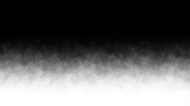 Cold winter breath fog, ultra slow motion vapor exhale animation, realistic icy smoke cloud isolated on black background, cinematic steam overlay for atmospheric scenes and moody edits 4k