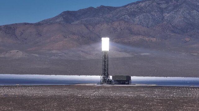 Ivanpah Solar Electric Generating System Concentrated Solar Plant Mojave Desert 