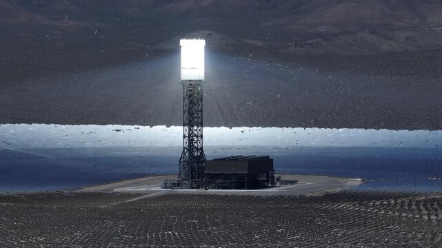 Ivanpah Solar Electric Generating System Concentrated Solar Plant Mojave Desert 