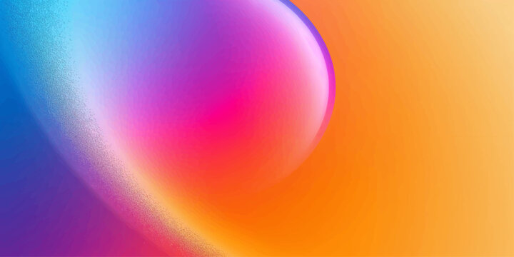 abstract colorful rainbow background with circles and smooth wave vector pattern and bright colorful abstract design
