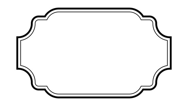 PNG Elegant vintage decorative frame illustration on transparent background
