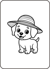 Fototapeta premium Summer Coloring Pages for Kids