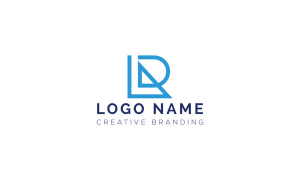 Modern rl lettermark logo design for tech business with lettermark, monogram
