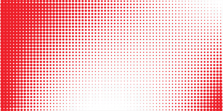 abstract simple big to small red dot pattern can be used background.eps10