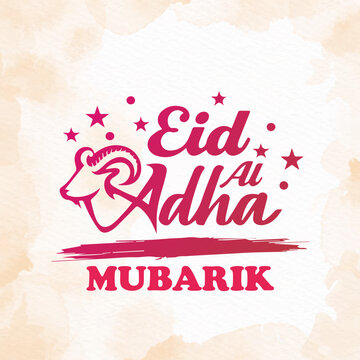 Eid Al Adha Mubarik Muslim celebration