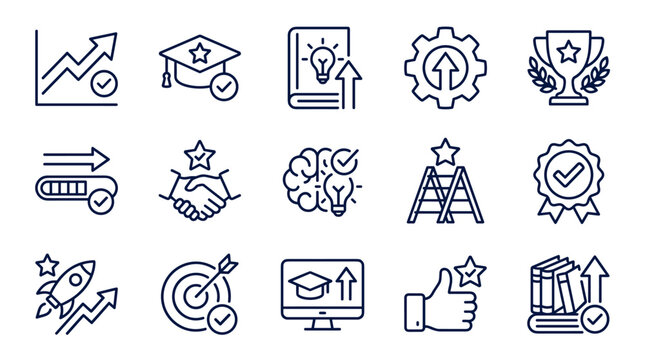 Global Logistics and Cargo Shipping Line Icons Set. Vector Symbols for Supply Chain, Warehouse Distribution, and Freight Delivery.