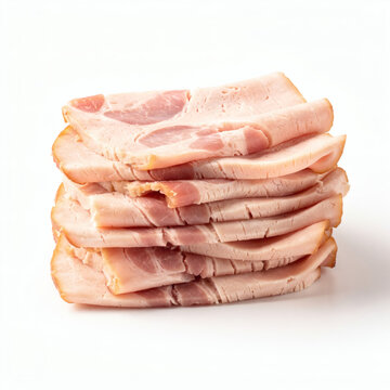 Cooked Ham Sliced Stack