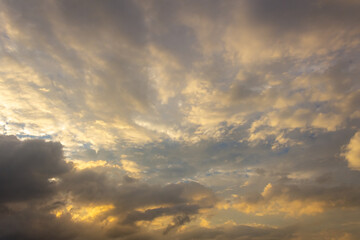 Fototapeta premium beautiful sky at the sunset
