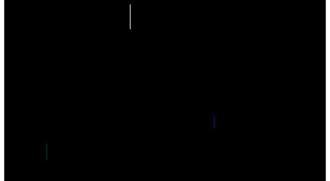 Minimalist retro ping pong game animation with moving ball and paddles animation