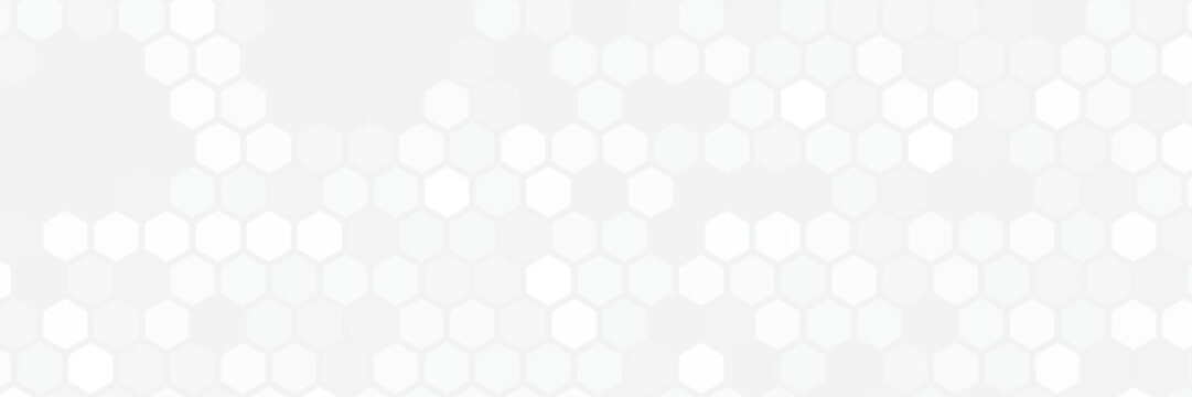 Abstract. Embossed Hexagon , honeycomb white Background ,light and shadow ,Vector
