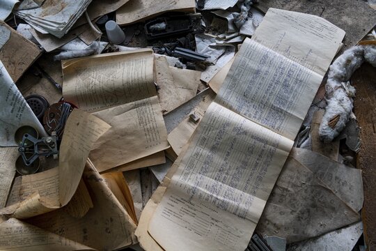 Abandoned mining city Kadykchan, Road of Bones, Magadan Oblast, Russia