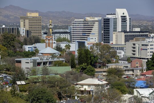 City view from Lover's Hill, Windhoek, Khomas Region, Namibia