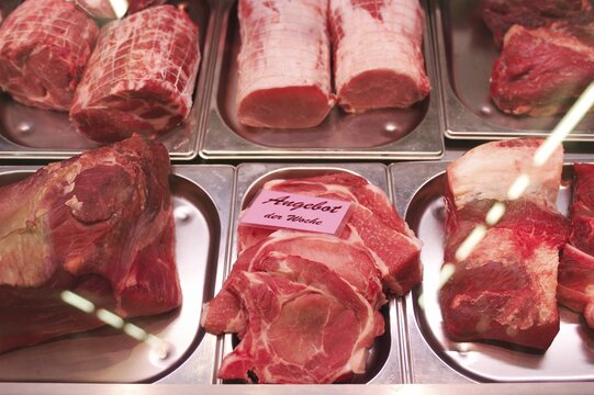 Cutlets special offer of the week sales counter