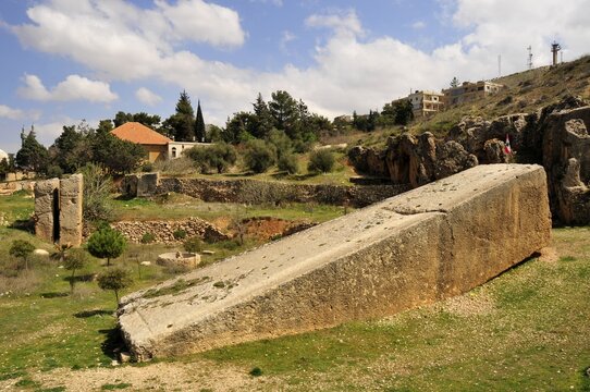 The largest rock in the world, Baalbek, Lebanon, Middle East, Orient