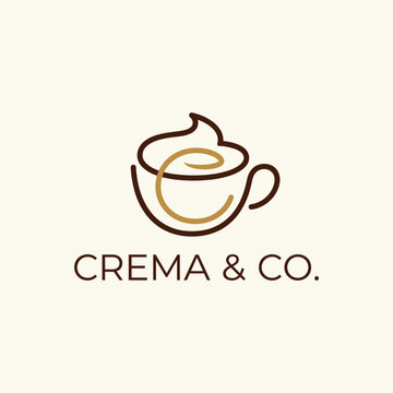 Logo of coffee shop Crema & Co.