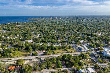 Obraz premium miami, florida coconut grove