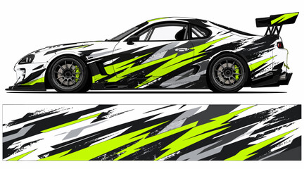 Obraz premium Car Racing Vehicle Speed Design.