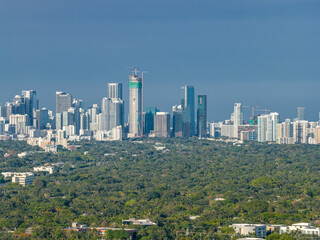Naklejka premium miami, florida coconut grove
