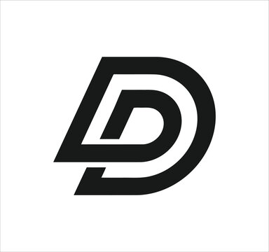 dd d letter logo design. Minimal monogram emblem, classic style  Alphabet vector logo design. Premium Business logo, White background. AI/EPS and PNG/JPEG.