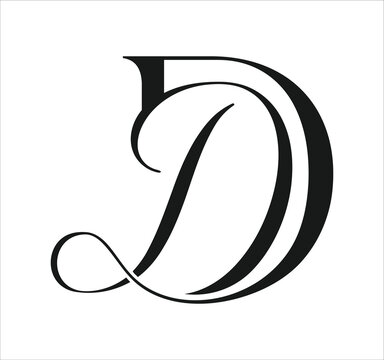 dd d letter logo design. Minimal monogram emblem, classic style  Alphabet vector logo design. Premium Business logo, White background. AI/EPS and PNG/JPEG.