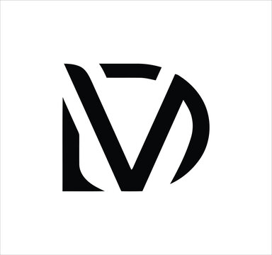 dv vd v d letter logo design. Minimal monogram emblem, classic style  Alphabet vector logo design. Premium Business logo, White background. AI/EPS and PNG/JPEG.