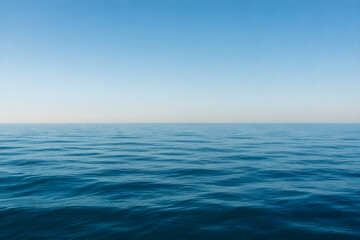 Fototapeta premium Minimal Calm Blue Ocean