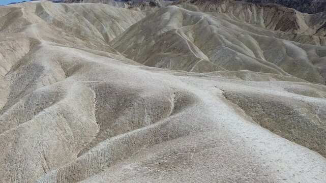 Trails on the hills - Zabriskie Point - Death Valley National Park, California