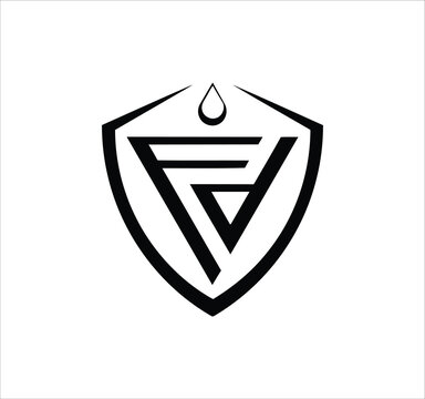 fd df d f letter logo design. Minimal monogram emblem, classic style  Alphabet vector logo design. Premium Business logo, White background. AI/EPS and PNG/JPEG. 