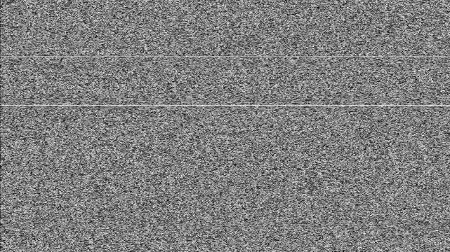 Digital TV Screen Error with Glitch Distortion, Analog Static Noise, Signal Interference, Broadcast Failure, Retro VHS Aesthetic, Corrupted Data 4k video