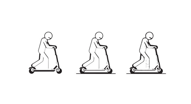 Step by step illustration of treadmill workout progression.