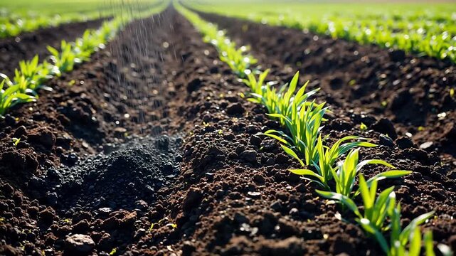 Basalt Dust Enriching Soil in Volcanic Rock Test Field