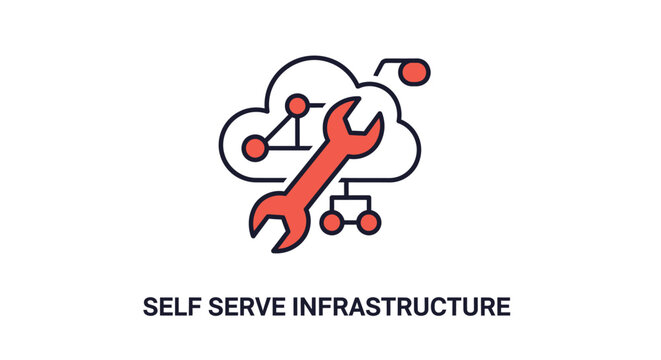 Self Serve Infrastructure Cloud Computing Wrench Icon