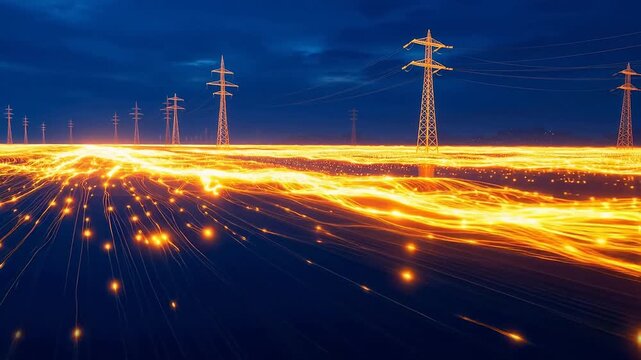 Syncing The Grid: Voltage Phasors Dance Across The Network