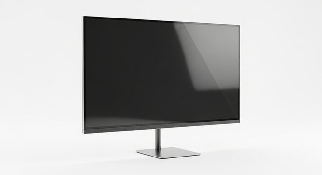 lcd tv monitor isolated