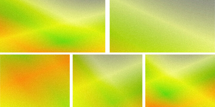 Colorful collage of yellow, green, and orange gradient blocks with gentle grain texture, ideal for energetic presentation covers, modern web layouts, and playful branding.