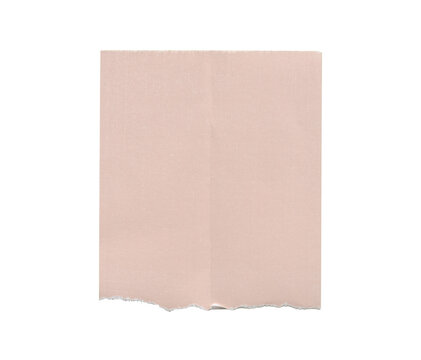 Pink Beige Memo Paper with Torn Edges