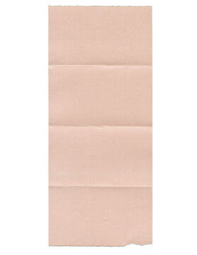 Pink Beige Folded Note Paper
