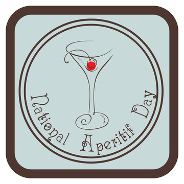 National Aperitif Day sticker