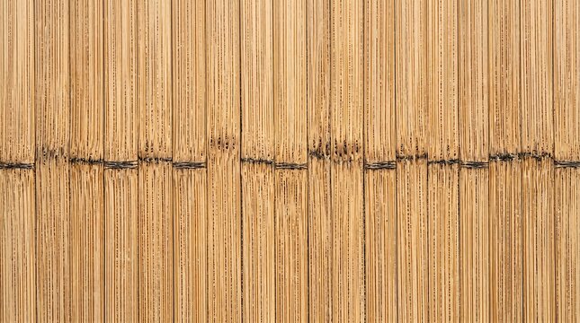 Natural bamboo wood texture background with vertical slats