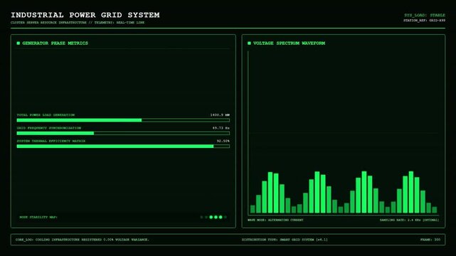 Automated Infrastructure Server Optimization Run Log Displaying Cluster Matrix Initialization Success Metrics And Dynamic Hardware Core Thread Rebalancing Green HUD Screen.