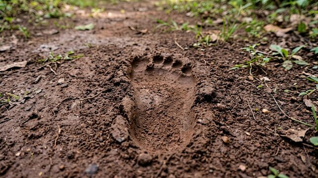 footprint in the sand